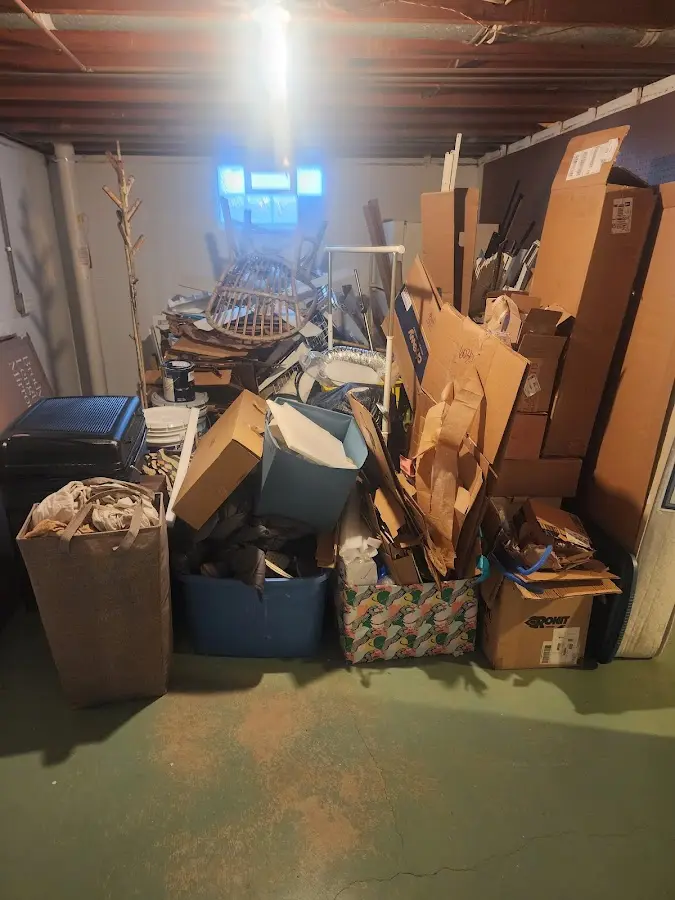 Roll-off dumpster container at job site for Concrete Dumpster Rental in Temple Terrace